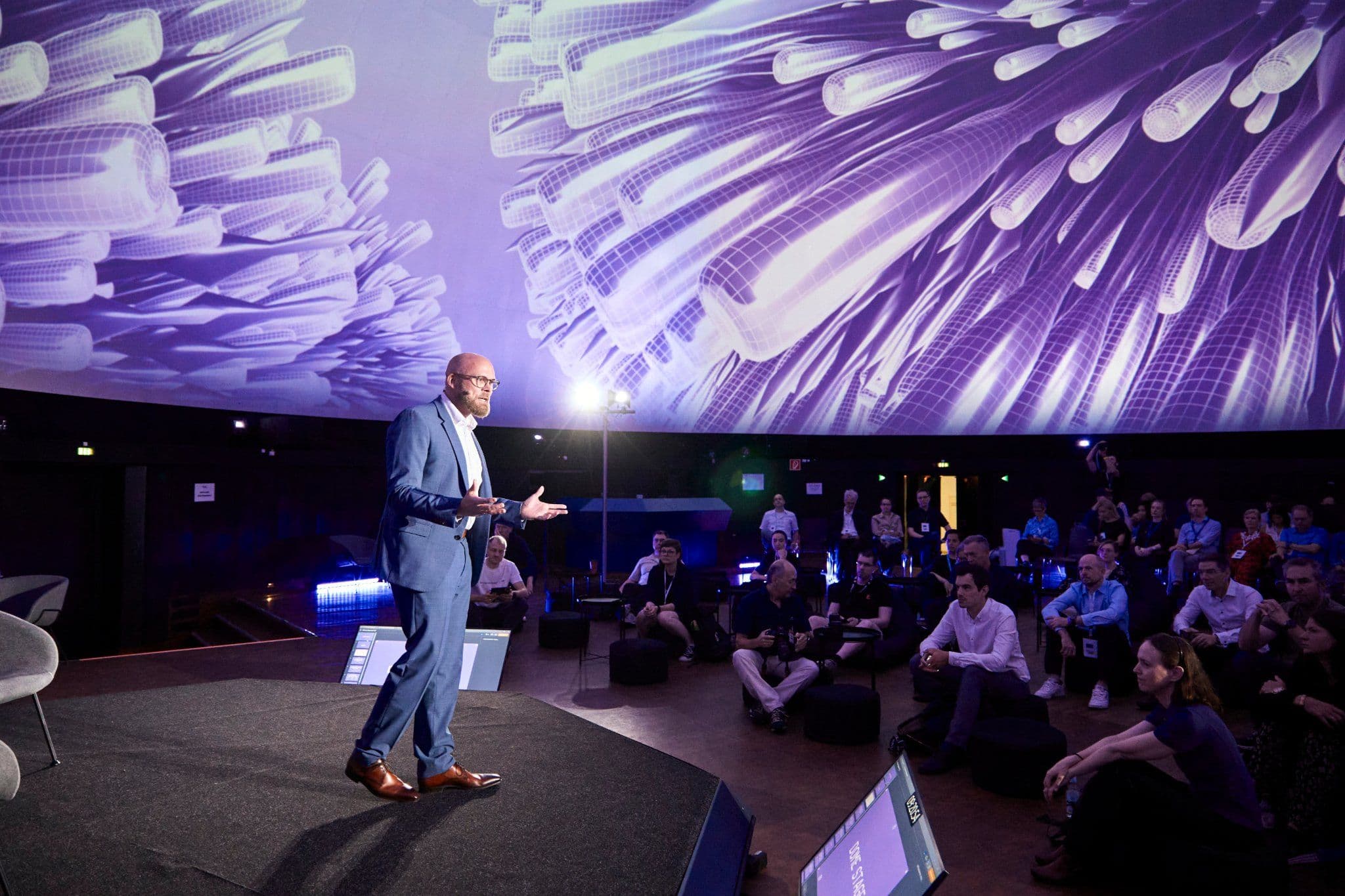 Festival speaker at Dome Stage